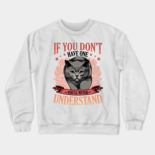 British Shorthair Cat Crewneck Sweatshirt